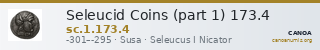 Seleucid Coins (part 1) 173.4 — CANOA