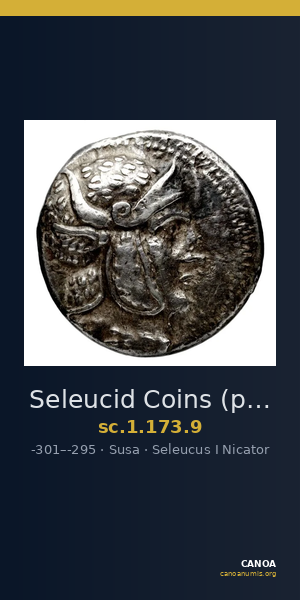 Seleucid Coins (part 1) 173.9 — CANOA
