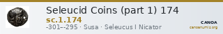 Seleucid Coins (part 1) 174 — CANOA