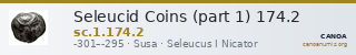Seleucid Coins (part 1) 174.2 — CANOA