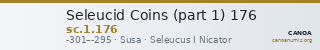 Seleucid Coins (part 1) 176 — CANOA