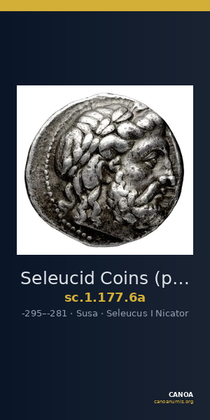Seleucid Coins (part 1) 177.6a — CANOA