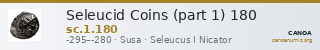 Seleucid Coins (part 1) 180 — CANOA