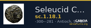 Seleucid Coins (part 1) 18.1 — CANOA
