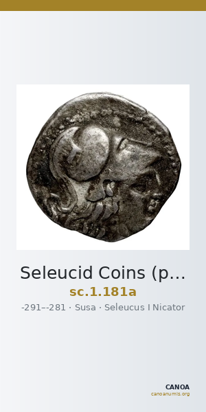 Seleucid Coins (part 1) 181a — CANOA
