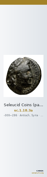 Seleucid Coins (part 1) 18.3a — CANOA