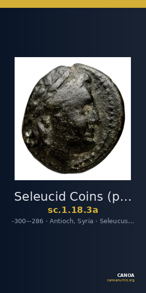 Seleucid Coins (part 1) 18.3a — CANOA