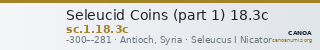 Seleucid Coins (part 1) 18.3c — CANOA