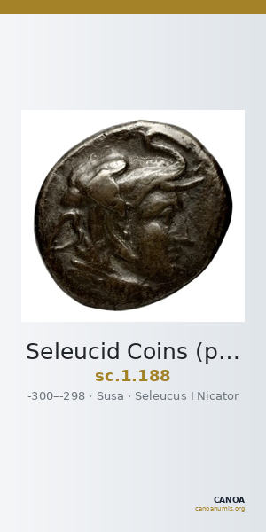 Seleucid Coins (part 1) 188 — CANOA