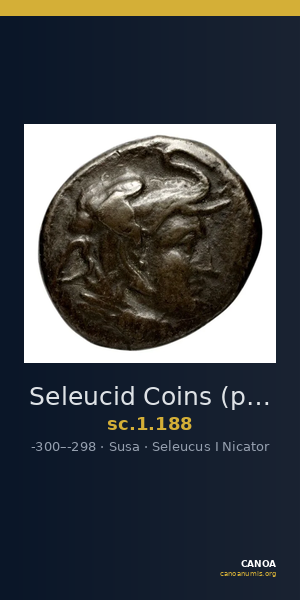 Seleucid Coins (part 1) 188 — CANOA