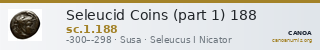 Seleucid Coins (part 1) 188 — CANOA