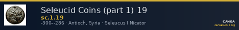 Seleucid Coins (part 1) 19 — CANOA