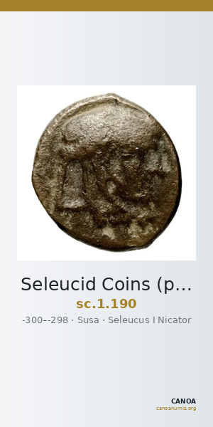 Seleucid Coins (part 1) 190 — CANOA
