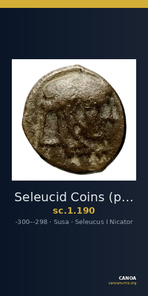 Seleucid Coins (part 1) 190 — CANOA