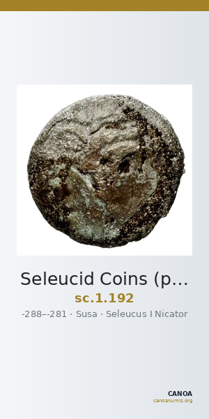 Seleucid Coins (part 1) 192 — CANOA