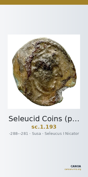 Seleucid Coins (part 1) 193 — CANOA