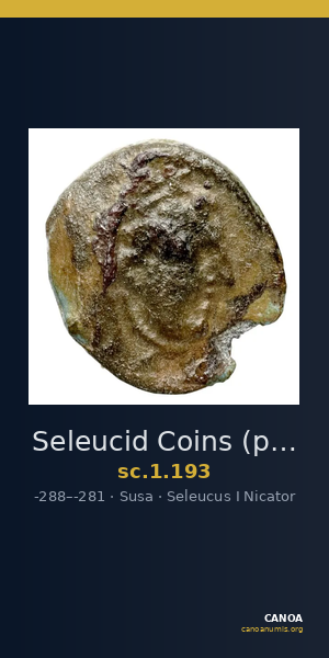 Seleucid Coins (part 1) 193 — CANOA