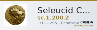 Seleucid Coins (part 1) 200.2 — CANOA