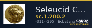 Seleucid Coins (part 1) 200.2 — CANOA