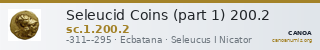 Seleucid Coins (part 1) 200.2 — CANOA