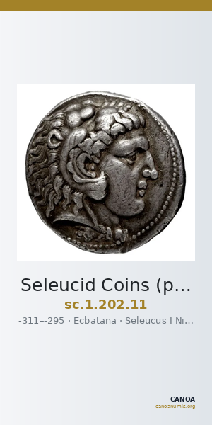 Seleucid Coins (part 1) 202.11 — CANOA
