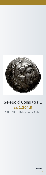 Seleucid Coins (part 1) 204.5 — CANOA