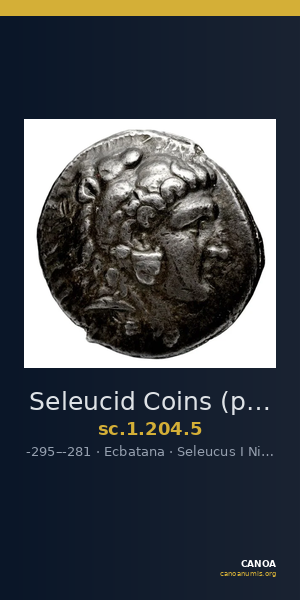 Seleucid Coins (part 1) 204.5 — CANOA