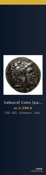 Seleucid Coins (part 1) 204.6 — CANOA