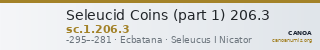 Seleucid Coins (part 1) 206.3 — CANOA
