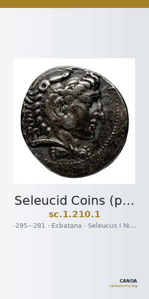 Seleucid Coins (part 1) 210.1 — CANOA
