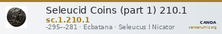 Seleucid Coins (part 1) 210.1 — CANOA