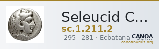 Seleucid Coins (part 1) 211.2 — CANOA