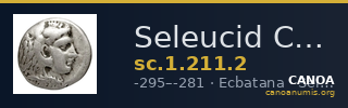 Seleucid Coins (part 1) 211.2 — CANOA