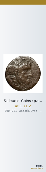 Seleucid Coins (part 1) 21.2 — CANOA