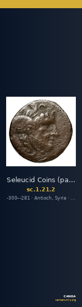 Seleucid Coins (part 1) 21.2 — CANOA