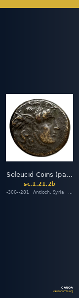 Seleucid Coins (part 1) 21.2b — CANOA