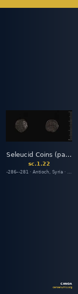 Seleucid Coins (part 1) 22 — CANOA