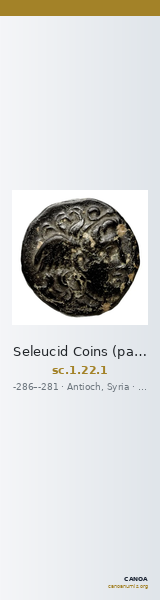 Seleucid Coins (part 1) 22.1 — CANOA