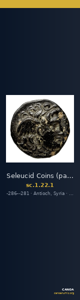 Seleucid Coins (part 1) 22.1 — CANOA