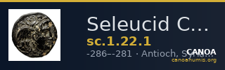 Seleucid Coins (part 1) 22.1 — CANOA