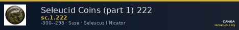 Seleucid Coins (part 1) 222 — CANOA