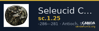 Seleucid Coins (part 1) 25 — CANOA