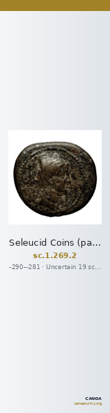 Seleucid Coins (part 1) 269.2 — CANOA