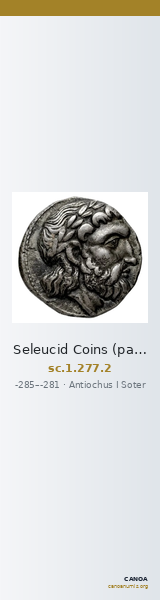 Seleucid Coins (part 1) 277.2 — CANOA
