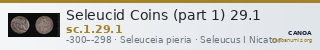 Seleucid Coins (part 1) 29.1 — CANOA