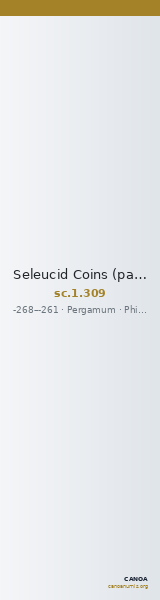 Seleucid Coins (part 1) 309 — CANOA