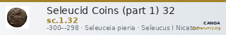 Seleucid Coins (part 1) 32 — CANOA