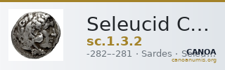Seleucid Coins (part 1) 3.2 — CANOA