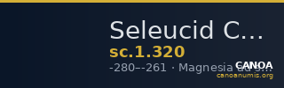 Seleucid Coins (part 1) 320 — CANOA