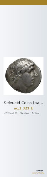 Seleucid Coins (part 1) 323.1 — CANOA
